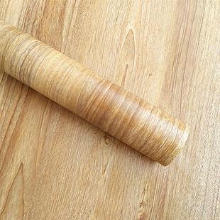 PVC加厚自粘背景墙纸墙贴仿真木纹波音软片家具翻新防水防潮