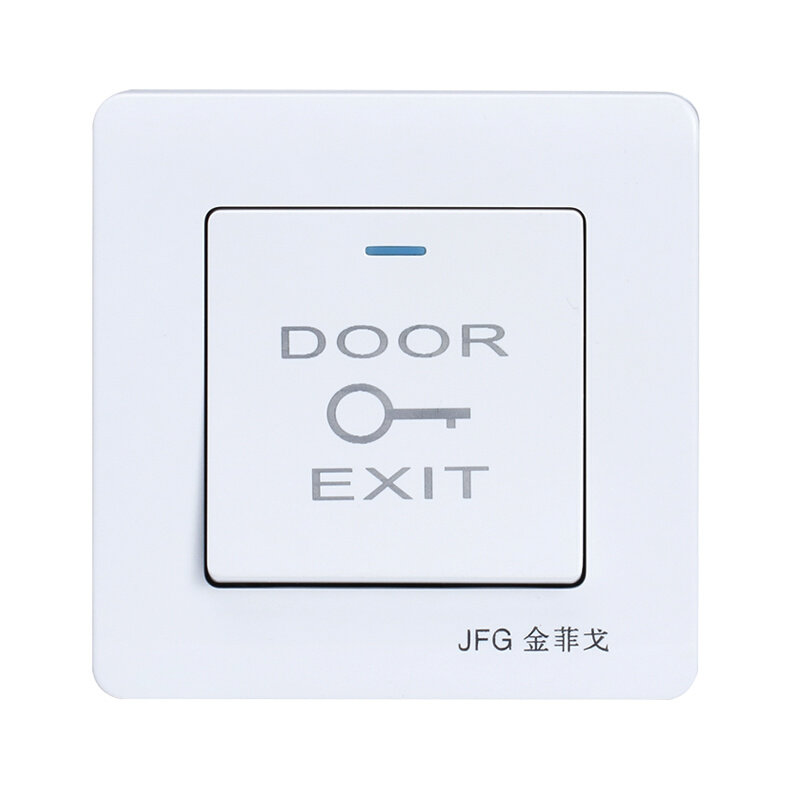 门禁开关面板出门按钮86型暗装不锈钢自复位明装常开常闭开门按钮