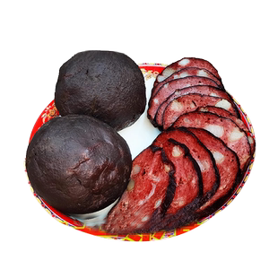 血豆腐干贵州土特产正宗农家烟熏咸味猪血丸子湖南血粑卤豆腐食品