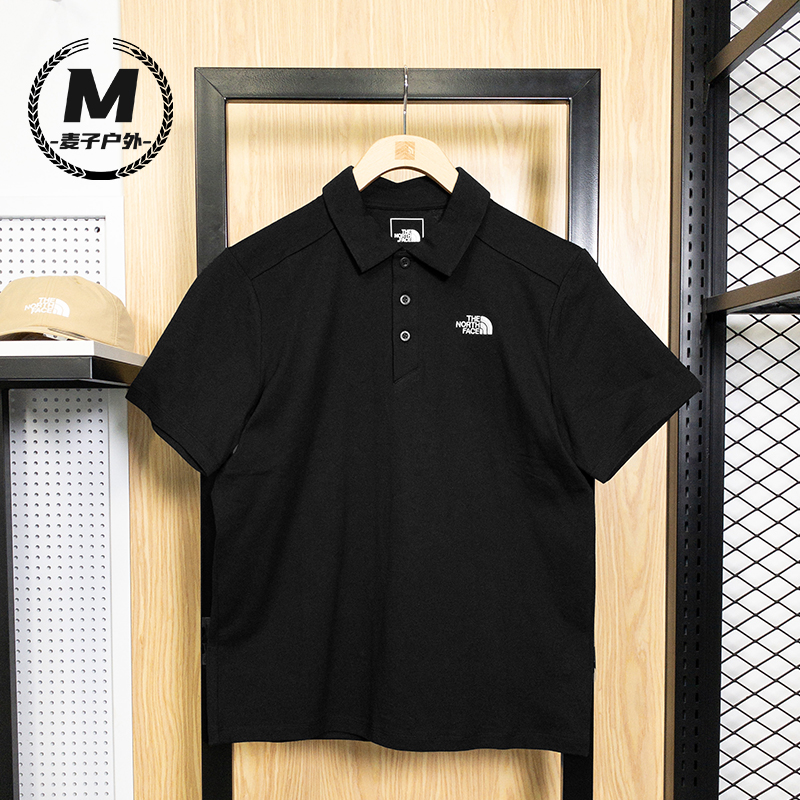 TheNorthFace北面短袖POLO衫男25春夏新款户外休闲翻领T恤8AV3