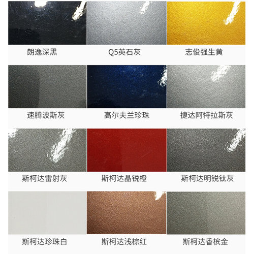汽车油漆成品漆 黑白蓝红银粉漆珍珠漆全车喷漆耐高温防锈漆