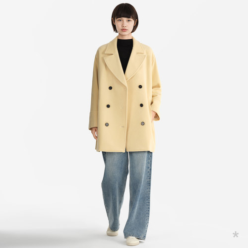 小着OW6女装外套系列中长款廓形