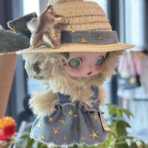 123代sp光织园系列搪胶清池绿野仙踪牛仔星星裙娃衣换装毛衣背包