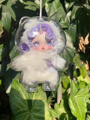 泡泡玛特sp小马宝莉联名sp搪胶保护壳紫悦珍奇毛绒娃衣挂包遛娃包