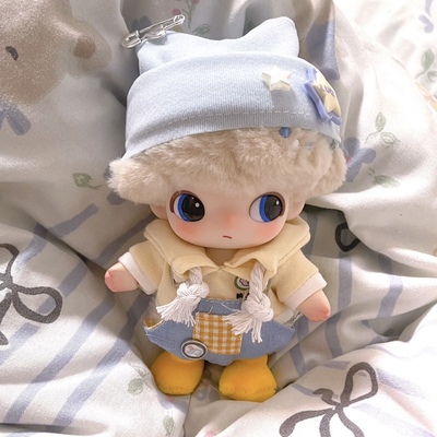 新dimoo迪士尼联名唐老鸭娃衣搪胶奇奇蒂蒂15cm衣服泡泡玛特毛绒