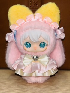 新款兔闪闪shyshy12代搪胶娃衣10厘米田栩宁同款毛绒替换衣服着替