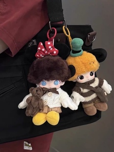 Dimoo迪士尼高飞娃衣搪胶唐老鸭18cm布鲁托衣服泡泡玛特联名毛绒