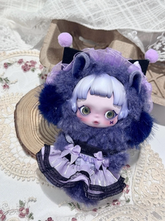 新款sp3代不眠剧场叨叨恶犬娃衣搪胶公仔衣服换装着替10cm小服装