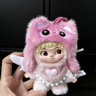 三代WAKUKU衣服立刻开挂吧系列摆件盲盒毛绒娃娃搪胶娃衣着替套装