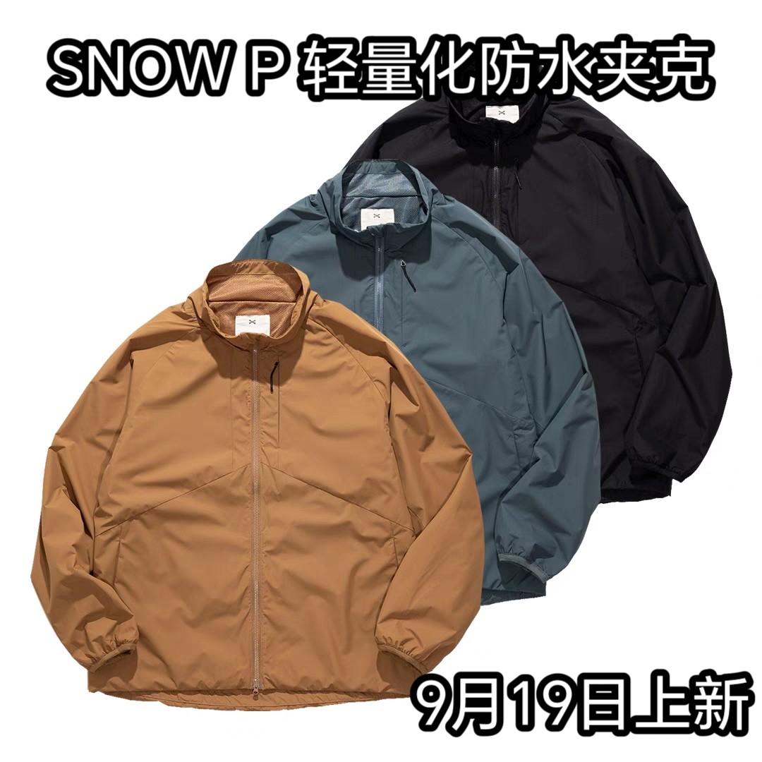 23aw snow 山系机能户外轻量防水夹克薄棉服 2L Octa Jacket