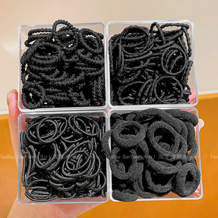 儿童皮筋不伤发婴儿扎发头绳小号婴幼儿拇指发圈女童扎头发橡皮筋