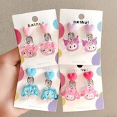 2026新款 卡通可爱儿童无痛耳夹无耳洞可爱风耳饰宝宝耳坠耳钉女童