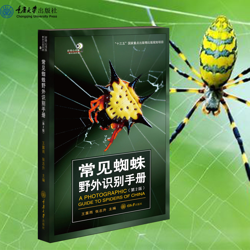 正版现货 常见蜘蛛野外识别手册（第2版）王露雨 张志升主编 好奇心书系·野外识别手册系列 重庆大学出版社 9787568923477使用感如何?