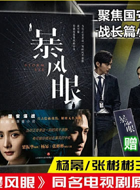 暴风眼 聚焦国安题材当代谍战长篇小说 梁振华继密战怪你过分美丽后又一力作杨幂张彬彬主演同名电视剧济南出版社暴风眼原著小说