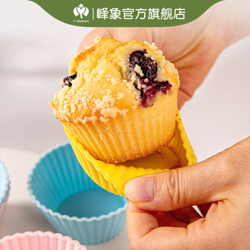 硅胶耐高温马芬巧克力蛋糕模具果冻布丁家用糕点工具米糕发糕模具