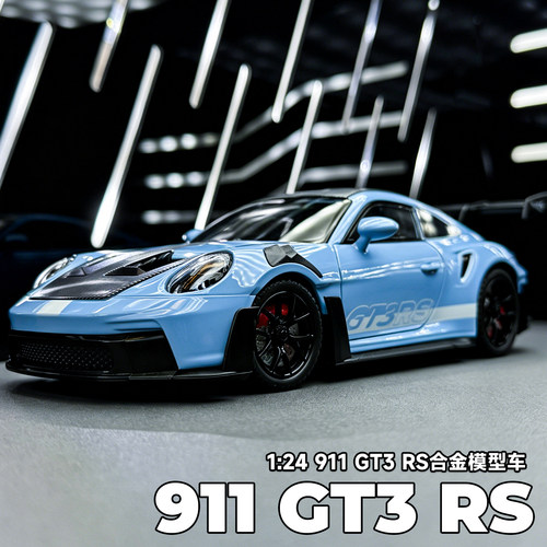 124仿真911GT3RS合金车模