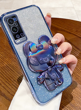 适用vivoX60Pro+手机壳X60ProPlus保护套vivo透明新款叉后外壳软硅胶镜头全包防摔Plus加viv0十Pr0女男带支架