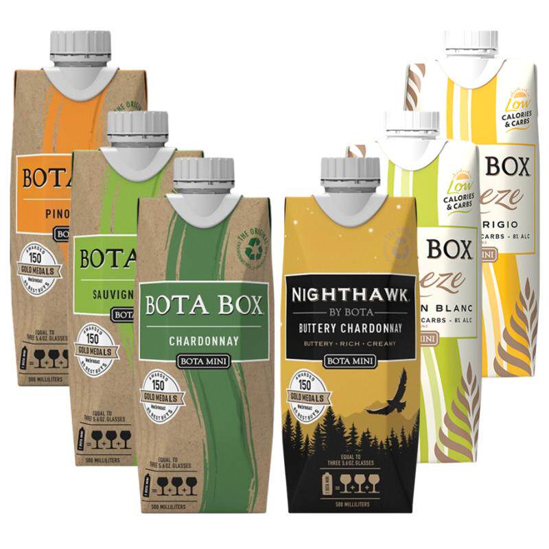 【勃塔白葡萄酒500ml】美国原装进口户外便携BOTA BOX顺丰包邮