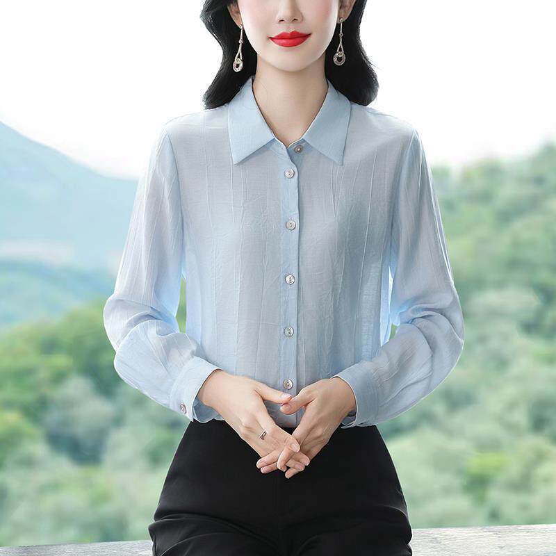 JOYIASS2025秋季新款法式衬衫女气质通勤穿搭上衣宽松显瘦轻职场