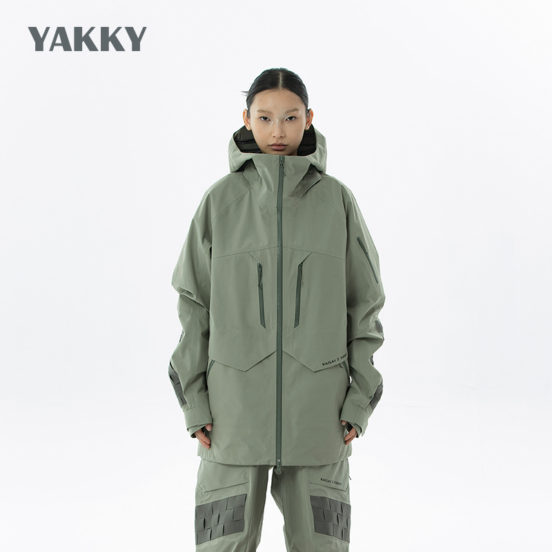 YAKKY X KAILAS凯乐石联名合作款滑雪服套装GORE-TEX 3L防水透气-封面