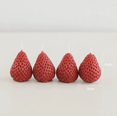 INS风蛋糕装饰韩国扭扭浪漫马卡龙色心旋曲线蜡烛小熊小蜡烛摆件