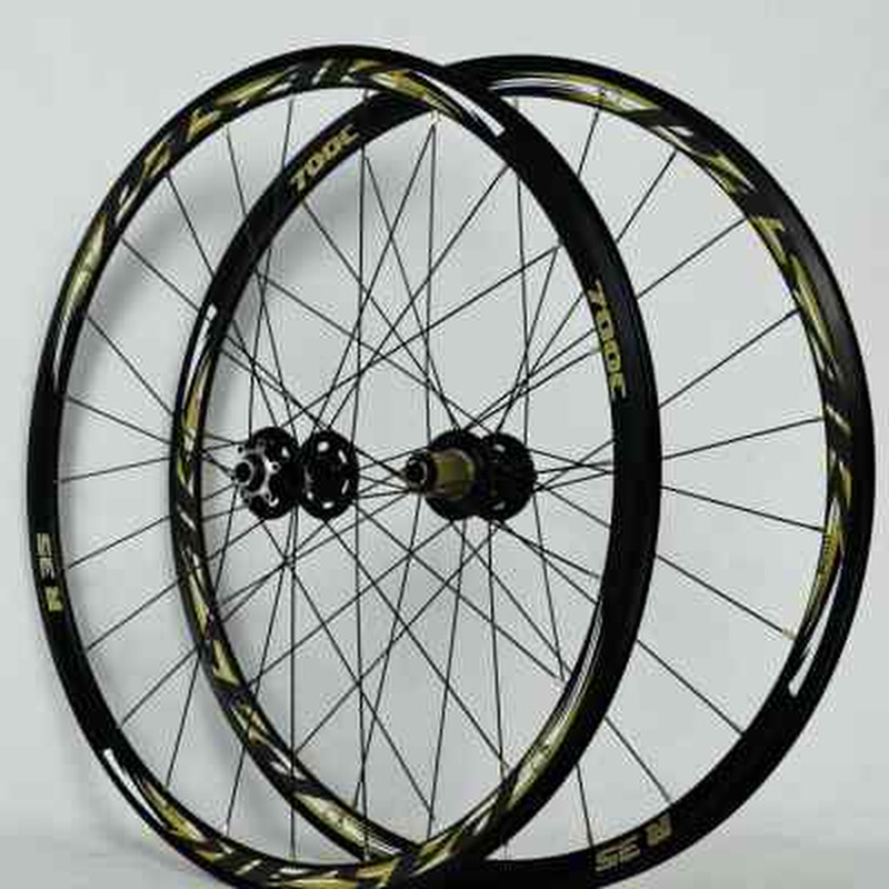 700C碟刹公路自行车轮组越野公路碟刹车轮碟刹V刹C刹29寸1700克