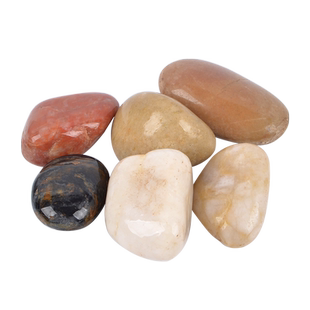 鱼缸造景底砂天然装饰石头原生沙子鹅卵石乌龟晒台水族箱铺垫石材