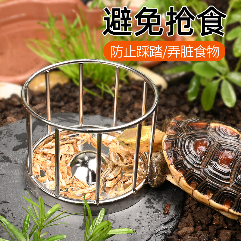 龟食盆黄缘半水龟专用食盘