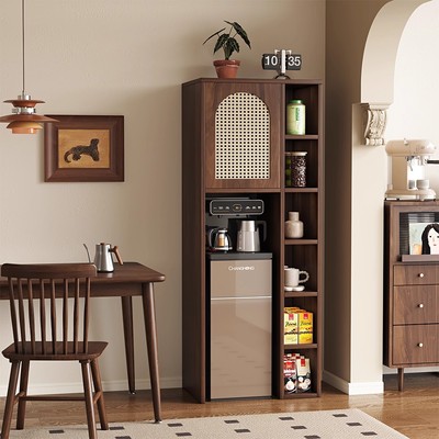 餐边柜靠墙一体储物收纳柜