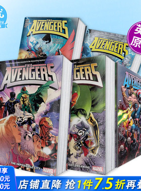 【现货多册选拍】复仇者联盟 卷1-5：不可能城市/暮光之梦/血色狩猎等 英文漫画书 Marvel漫威 Avengers by Jed Mackay:Blood Hunt