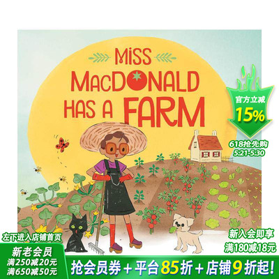 【预售】麦克唐纳小姐有一个农场 Miss Macdonald Has A Farm 原版英文儿童桥梁书