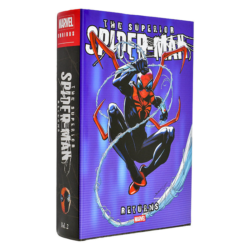 【现货】漫威漫画 究极蜘蛛侠归来 合集 Superior Spider-Man Returns Omnibus Mark Bagley Cover 精装 英文漫画Marvel 进口书图片