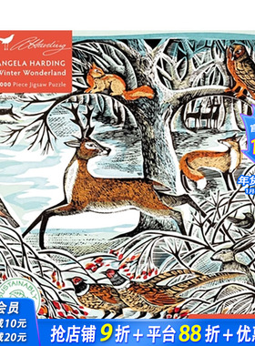 【现货】【1000块拼图】安吉拉·哈丁：冬季仙境 Angela Harding: Winter Wonderland 高颜值艺术创意文创周边 正版进口
