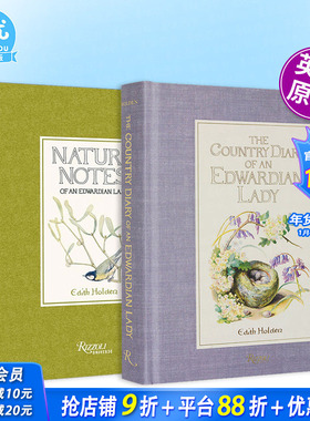 【现货】1906英伦乡野手记+续集（多册选拍）The Country Diary of an Edwardian Lady 英文原版手绘植物插画艺术正版进口图书