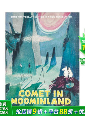 【预售】姆明园里的彗星 80周年纪念版 Comet in Moominland: 80th Anniversary Edition 英文儿童插画故事绘本 进口童书