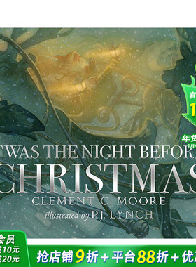 【现货】那是圣诞节前夜 Twas the Night Before Christmas英文儿童绘本-节日庆典英文原版正版进口图书
