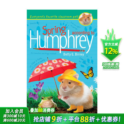 【预售】Spring According To Humphrey 汉弗莱所说的春天 英文原版【善优童书】