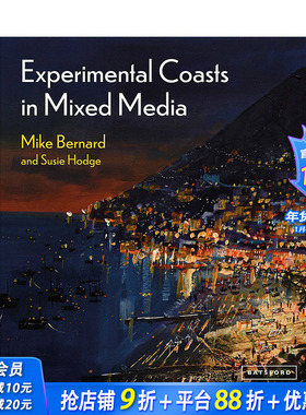 【现货】混合媒介艺术中的实验性海岸 Experimental Coasts in Mixed Media 英文原版艺术美术装置创作作品集Mike Bernard