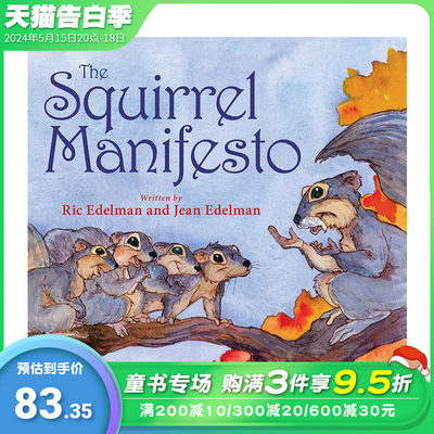 【预售】The Squirrel Manifesto松鼠的宣言 英文原版儿童绘本【善优童书】