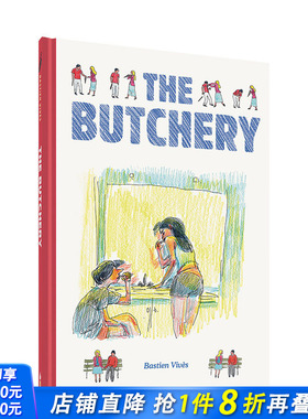 【现货】【波丽娜作者Bastien Vivès】The Butchery屠场 巴斯蒂安·维韦斯BD漫画英文原版进口图书 爱情分手幽默治愈