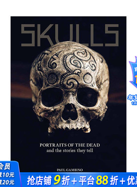 【现货】头骨:肖像及其背后故事Skulls:Portraits of the Dead and the Stories They Tell英文原版人文社科骷髅图集 识骨寻历史