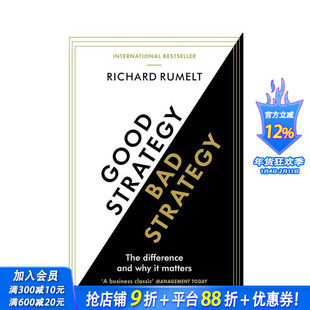 【预售】好战略，坏战略：两者的区别及重要性 Good Strategy/Bad Strategy 原版英文商业行销 正版进口书