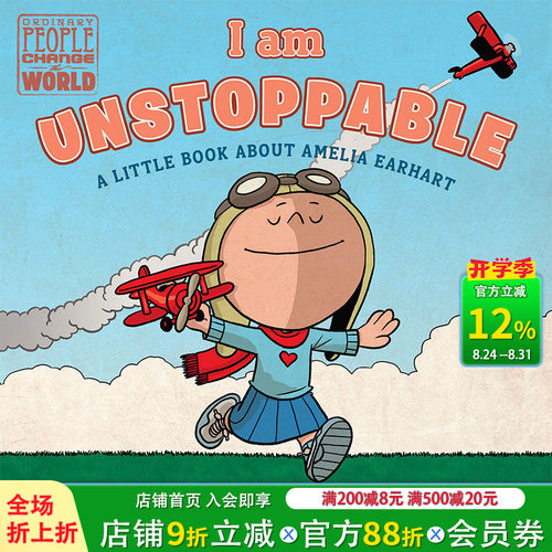 【预售】I Am Unstoppable，我是不可阻挡的 英文原版图书籍进口正版 Meltzer, Brad 儿童章节书