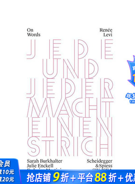 【预售】蕾妮·莱维：人人画线 Renée Levi:Everyone draws a line 原版英文艺术画册画集 正版进口书