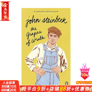 【预售】【诺贝尔文学奖约翰·斯坦贝克】愤怒的葡萄 时尚插画师Bijou Karman系列封面The Grapes of Wrath英文文学小说正版进口书
