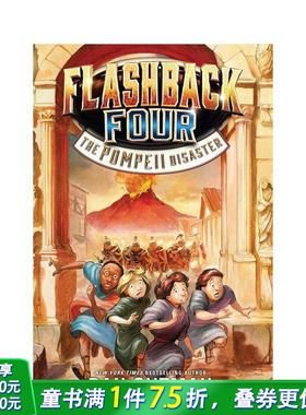 【现货】 闪回四3:庞贝的灾难Flashback Four 3: The Pompeii Disaster 英文进口正版书 Gutman 儿童拓展阅读