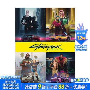 2077 现货 赛博朋克边缘行者 进口正版 The 艺术画册 赛博朋克2077游戏设定集 插画集图书籍 World 英文原版 Cyberpunk