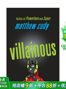 【现货】英文原版 邪恶的 Villainous 儿童英语章节桥梁故事小说 10岁以上 进口图书 善优童书