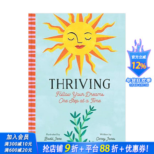 【现货】茁壮成长：一步一个脚印地追寻你的梦想Thriving 英文原版心灵励志指南 Carey Jones 图书