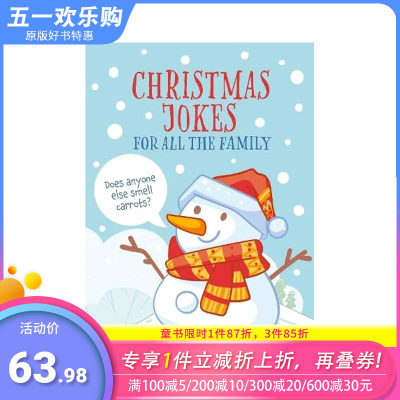 【预售】家庭圣诞笑话 Christmas Jokes for All the Family 原版英文生活综合 正版进口图书